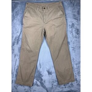 Carhartt Mens Relaxed Fit Work Pants Khaki Tan Cotton 100095 253 36x30